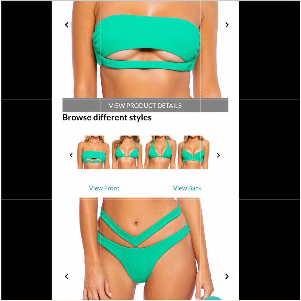 GREEN Luli fama playa vibes bikini